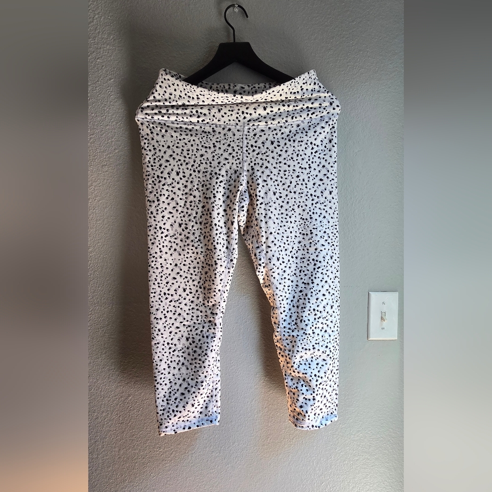 Dalmatian Print Leggings - Balance Collection - L